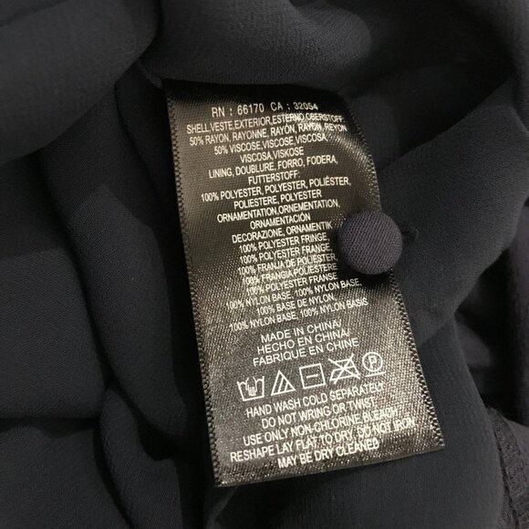 Maeve navy fringe festivity swing dress - Picture 6 of 6